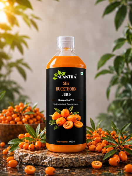 Sea Buckthorn Juice 1000ml (Rich in Vitamin C, Omega 3,6,7 and 9 and Antioxidants)