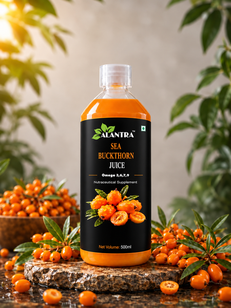Sea Buckthorn Juice 500ml (Antioxidants, Rich in Vitamin C, Omega 3,6,7 and 9)
