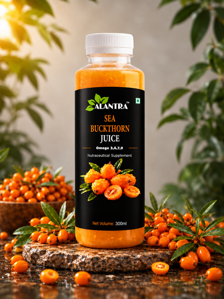 Sea Buckthorn Juice 300ml (Supports Immunity, Rich in Vitamin C, Omega 3,6,7 and 9 and Antioxidants)