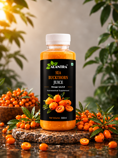 Sea Buckthorn Juice 300ml (Supports Immunity, Rich in Vitamin C, Omega 3,6,7 and 9 and Antioxidants)